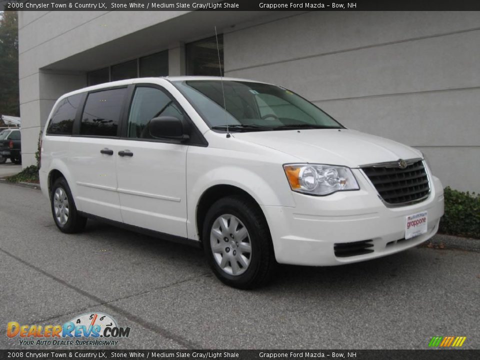 2008 Chrysler Town & Country LX Stone White / Medium Slate Gray/Light Shale Photo #1