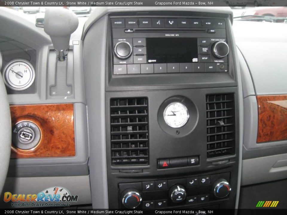 2008 Chrysler Town & Country LX Stone White / Medium Slate Gray/Light Shale Photo #7