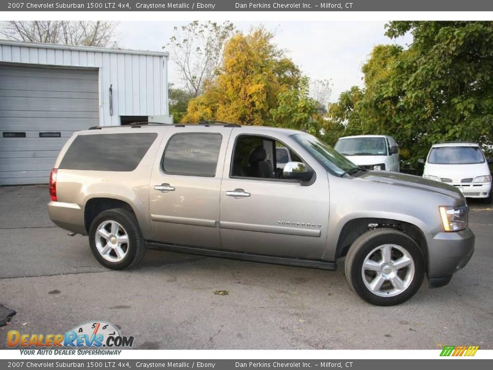 2007 Chevrolet Suburban 1500 LTZ 4x4 Graystone Metallic / Ebony Photo #4