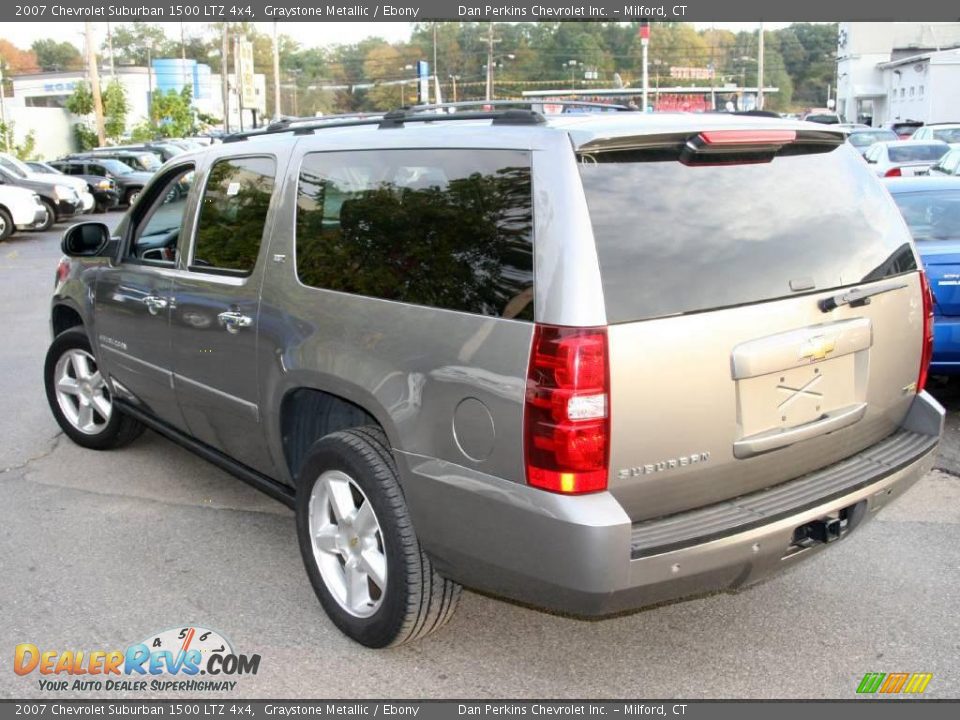 2007 Chevrolet Suburban 1500 LTZ 4x4 Graystone Metallic / Ebony Photo #8