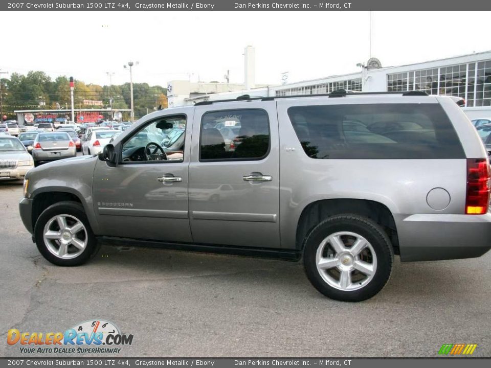 2007 Chevrolet Suburban 1500 LTZ 4x4 Graystone Metallic / Ebony Photo #9