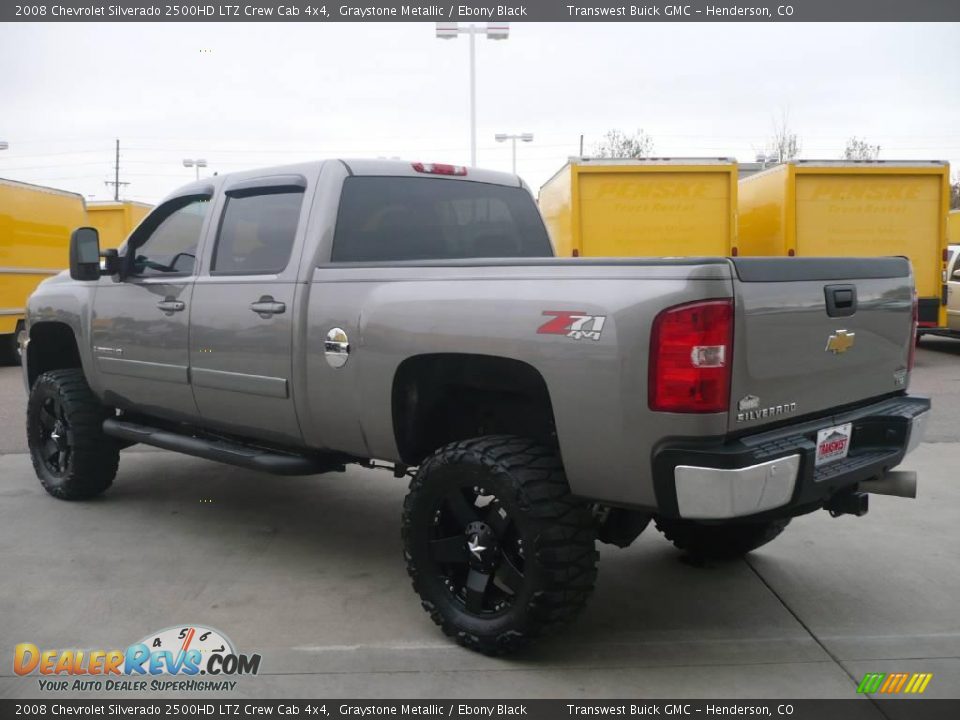 2008 Chevrolet Silverado 2500HD LTZ Crew Cab 4x4 Graystone Metallic / Ebony Black Photo #4