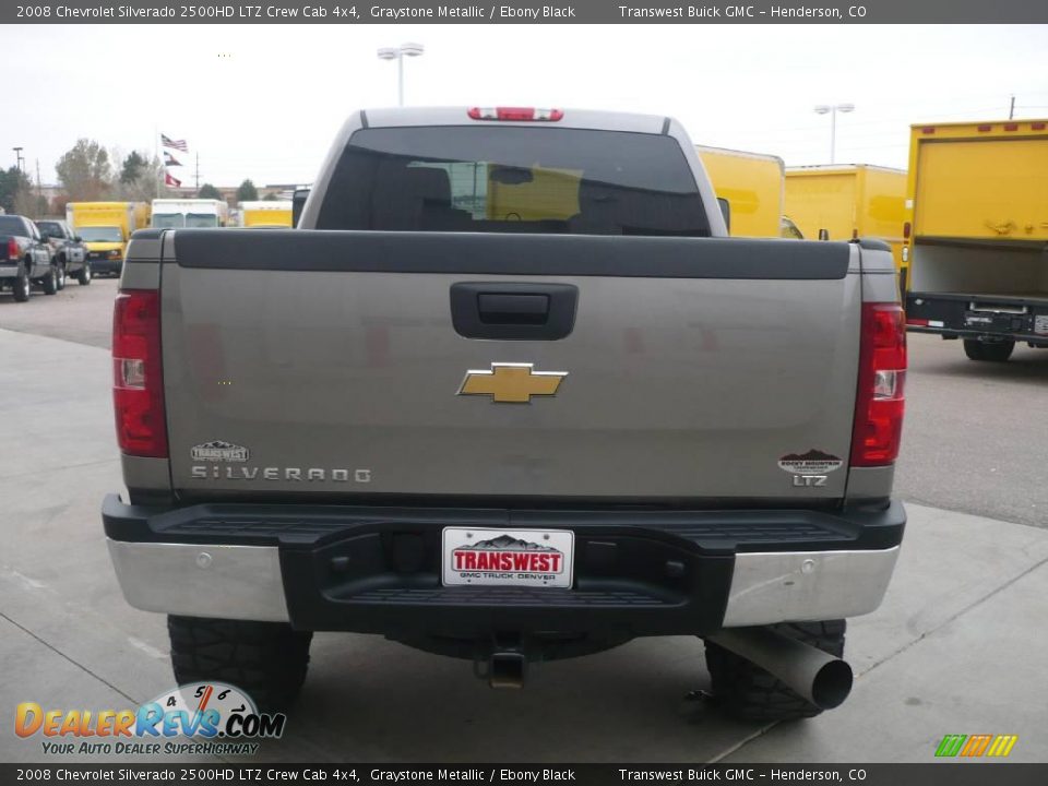 2008 Chevrolet Silverado 2500HD LTZ Crew Cab 4x4 Graystone Metallic / Ebony Black Photo #5