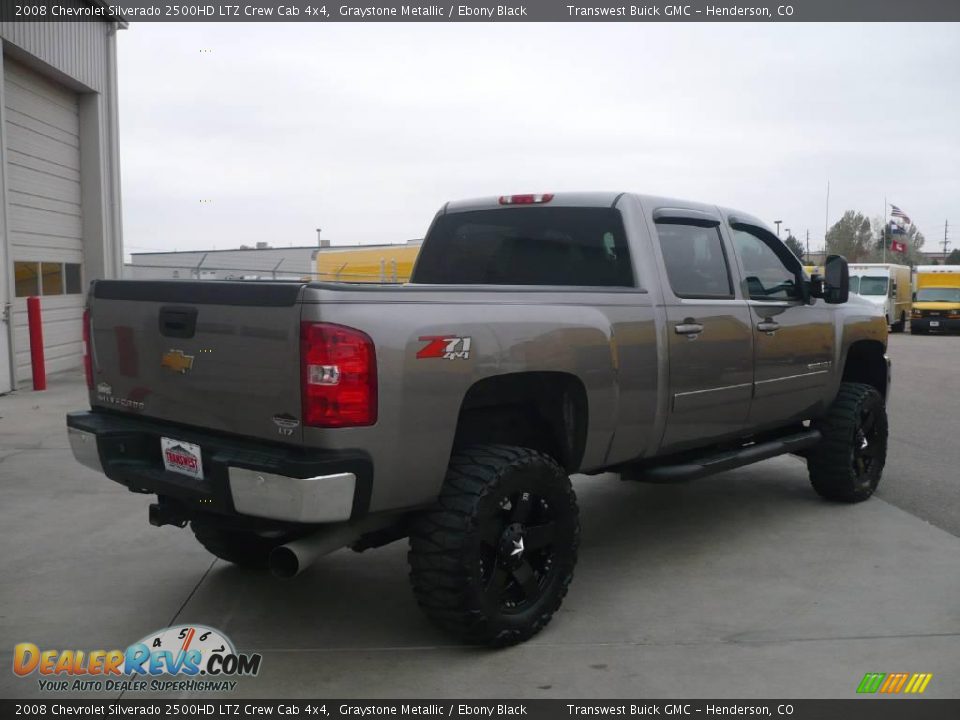 2008 Chevrolet Silverado 2500HD LTZ Crew Cab 4x4 Graystone Metallic / Ebony Black Photo #6