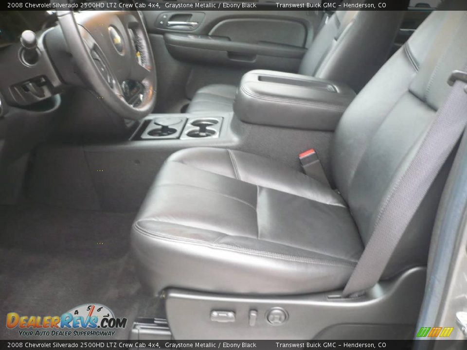 2008 Chevrolet Silverado 2500HD LTZ Crew Cab 4x4 Graystone Metallic / Ebony Black Photo #10