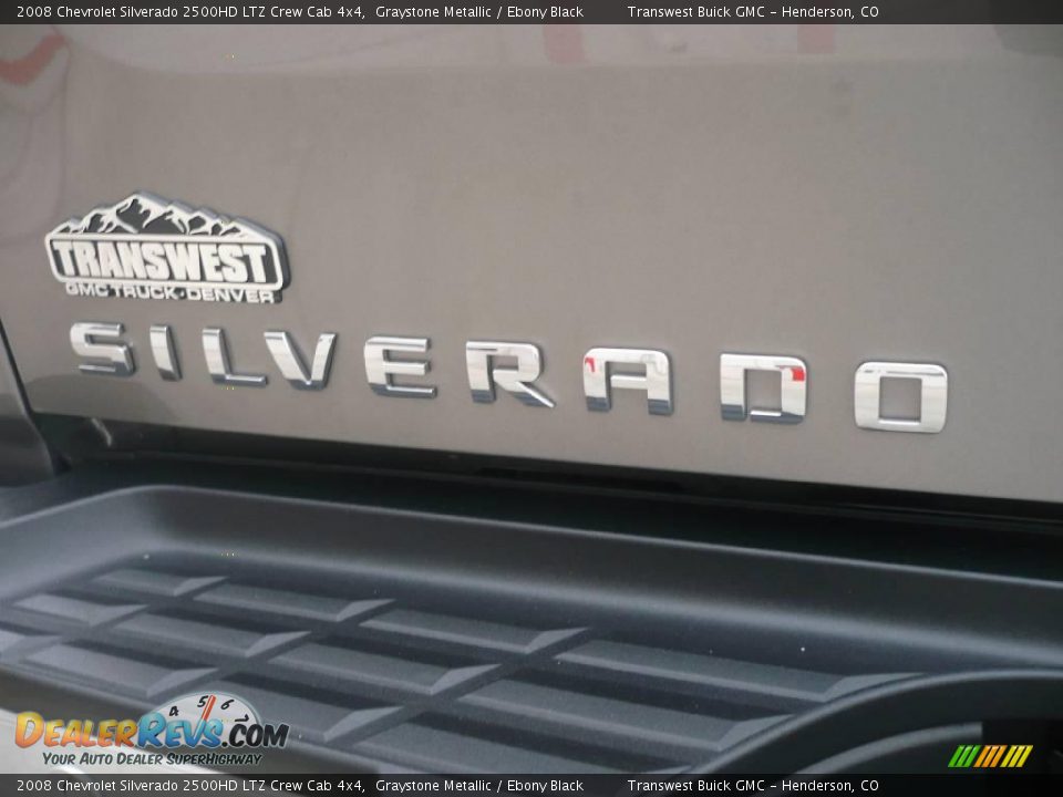 2008 Chevrolet Silverado 2500HD LTZ Crew Cab 4x4 Graystone Metallic / Ebony Black Photo #13