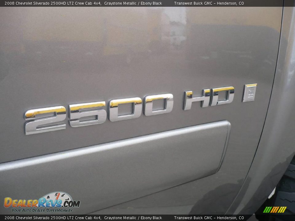 2008 Chevrolet Silverado 2500HD LTZ Crew Cab 4x4 Graystone Metallic / Ebony Black Photo #16