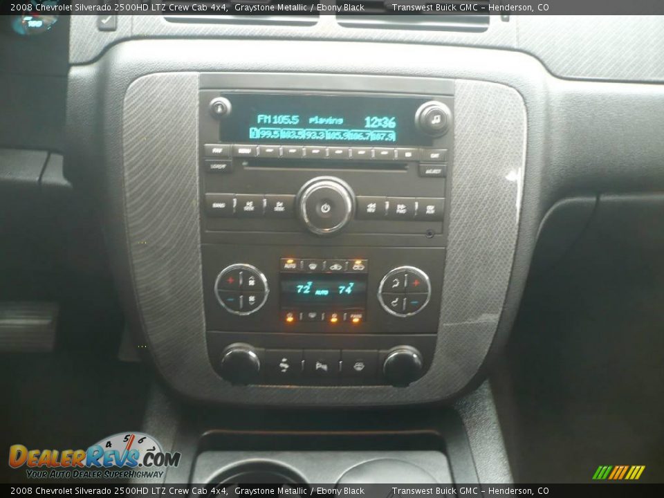 2008 Chevrolet Silverado 2500HD LTZ Crew Cab 4x4 Graystone Metallic / Ebony Black Photo #22