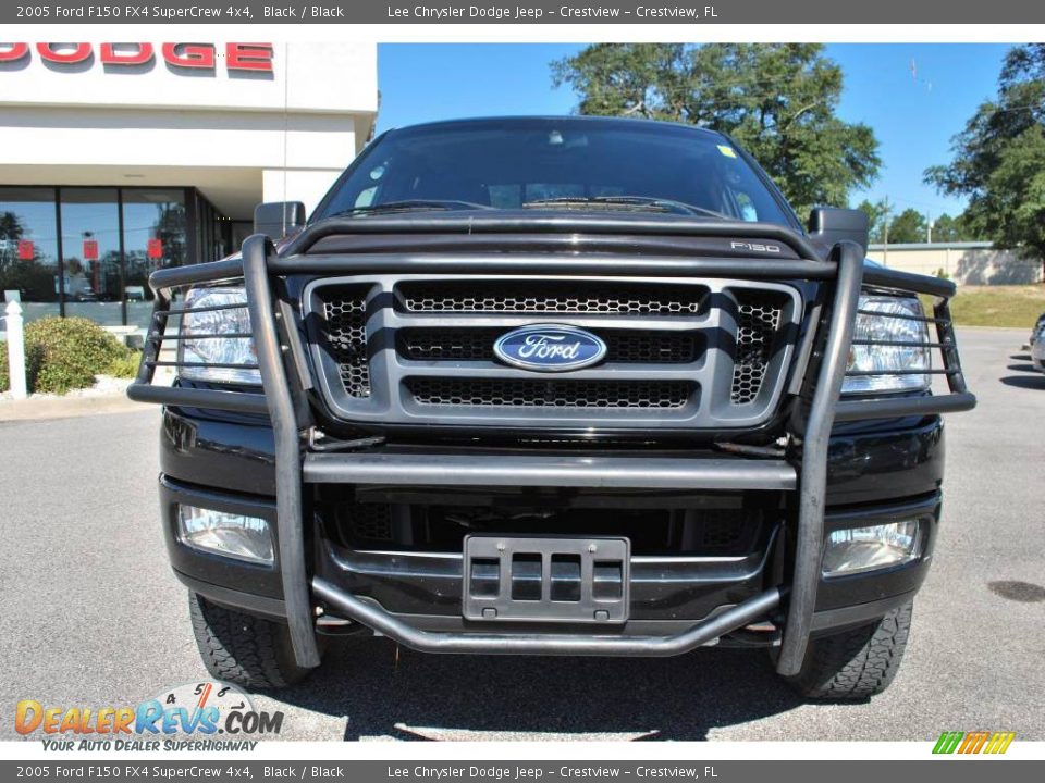 2005 Ford F150 FX4 SuperCrew 4x4 Black / Black Photo #7