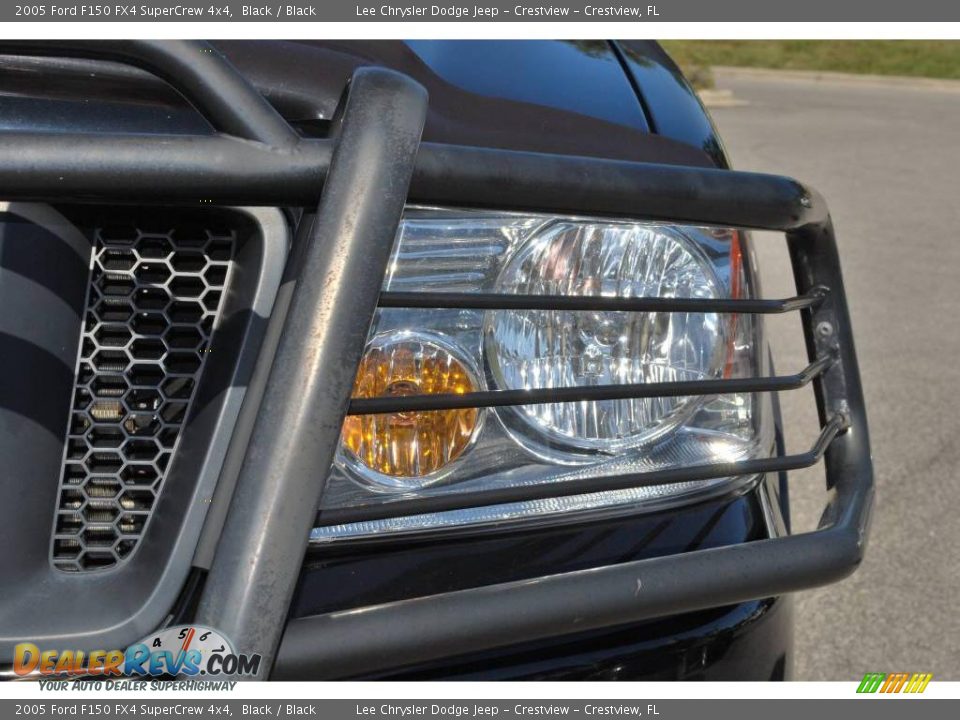 2005 Ford F150 FX4 SuperCrew 4x4 Black / Black Photo #8