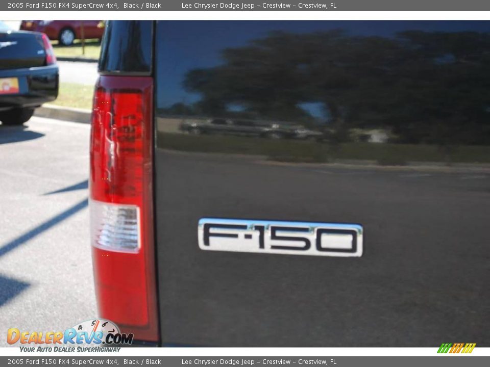 2005 Ford F150 FX4 SuperCrew 4x4 Black / Black Photo #9