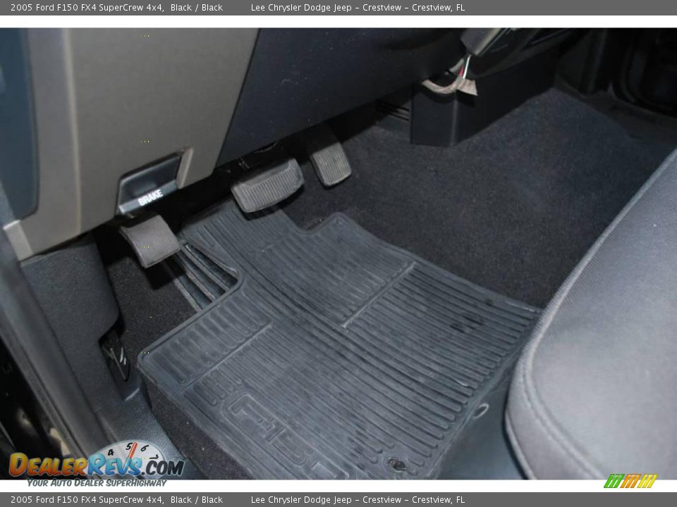2005 Ford F150 FX4 SuperCrew 4x4 Black / Black Photo #15