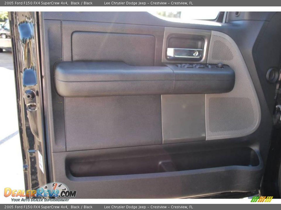 2005 Ford F150 FX4 SuperCrew 4x4 Black / Black Photo #16
