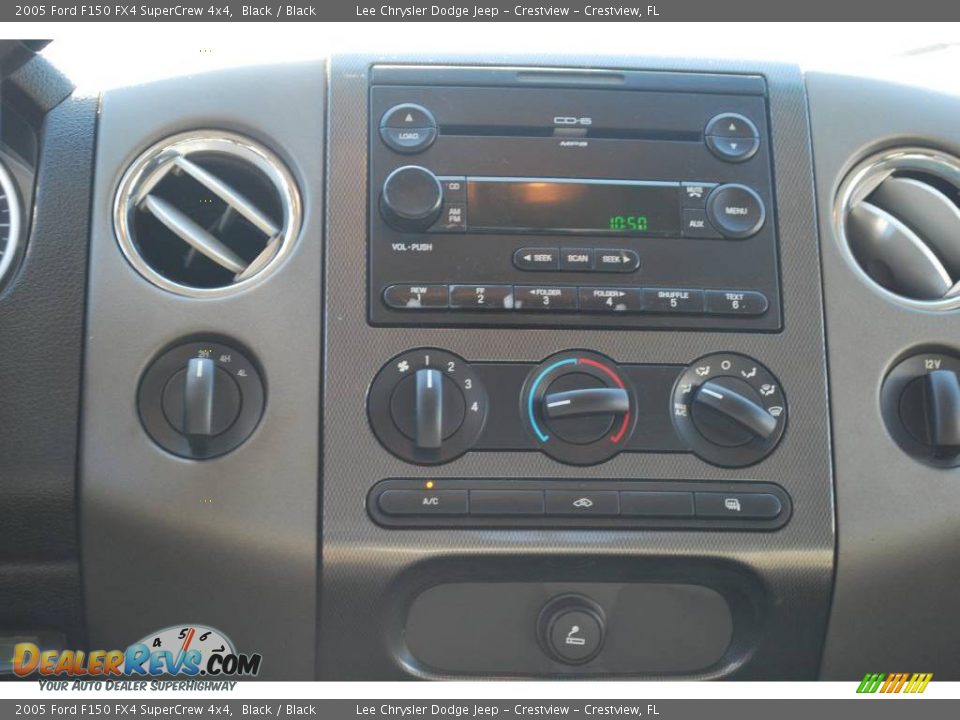 2005 Ford F150 FX4 SuperCrew 4x4 Black / Black Photo #19