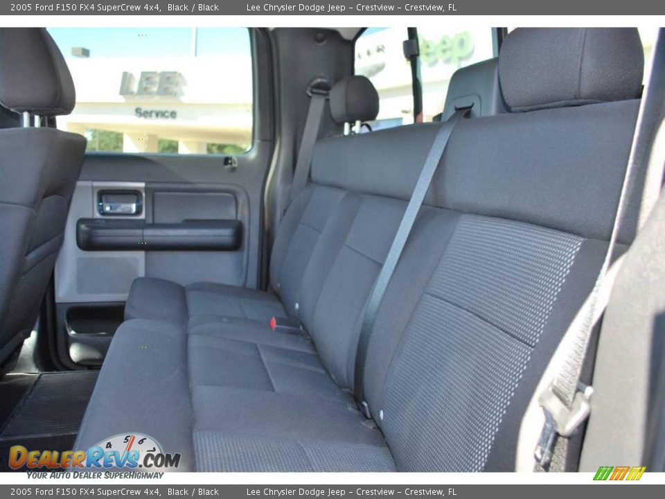 2005 Ford F150 FX4 SuperCrew 4x4 Black / Black Photo #20