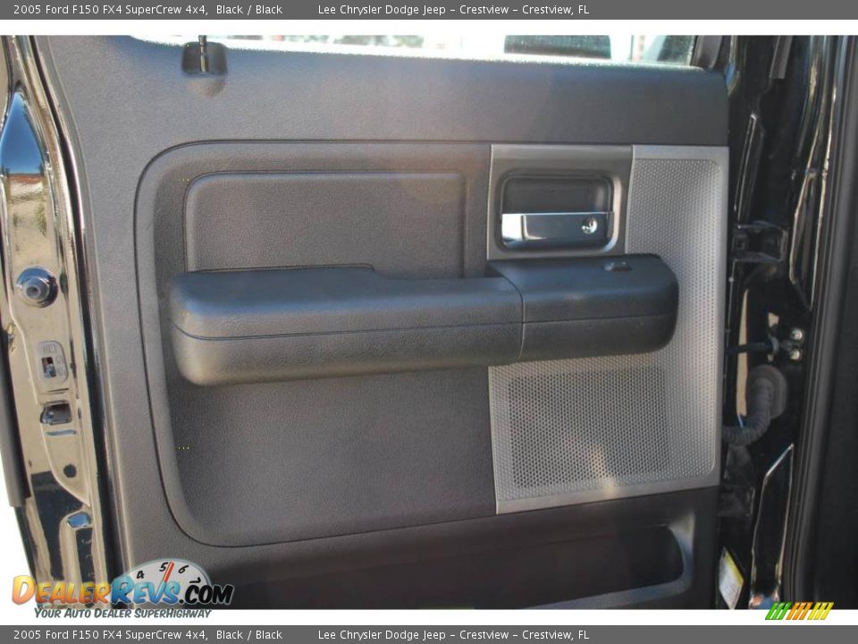 2005 Ford F150 FX4 SuperCrew 4x4 Black / Black Photo #22