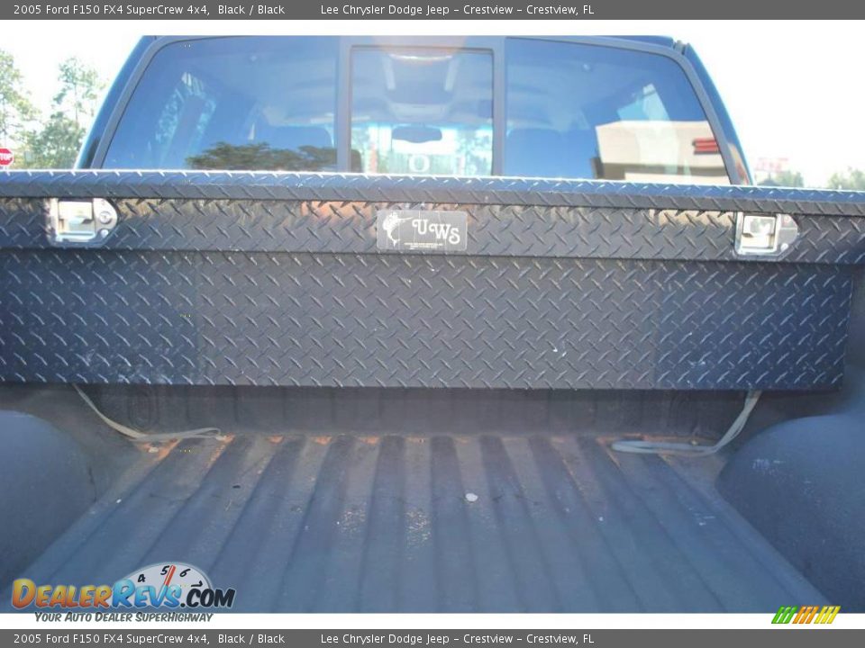 2005 Ford F150 FX4 SuperCrew 4x4 Black / Black Photo #23