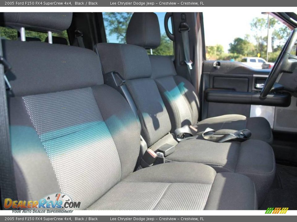 2005 Ford F150 FX4 SuperCrew 4x4 Black / Black Photo #25
