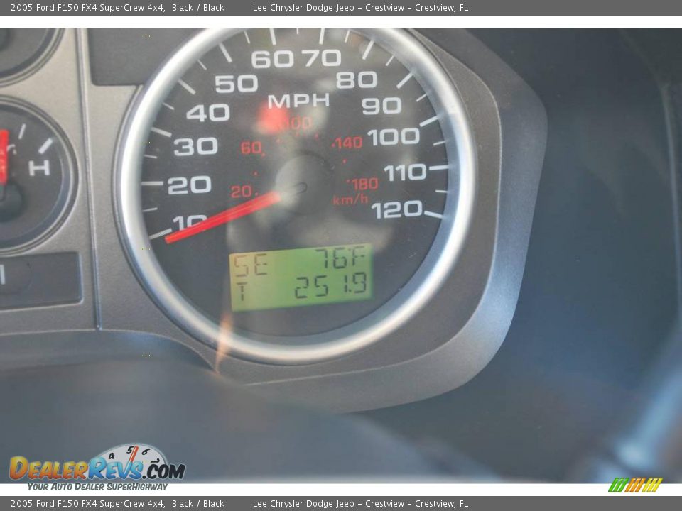2005 Ford F150 FX4 SuperCrew 4x4 Black / Black Photo #29