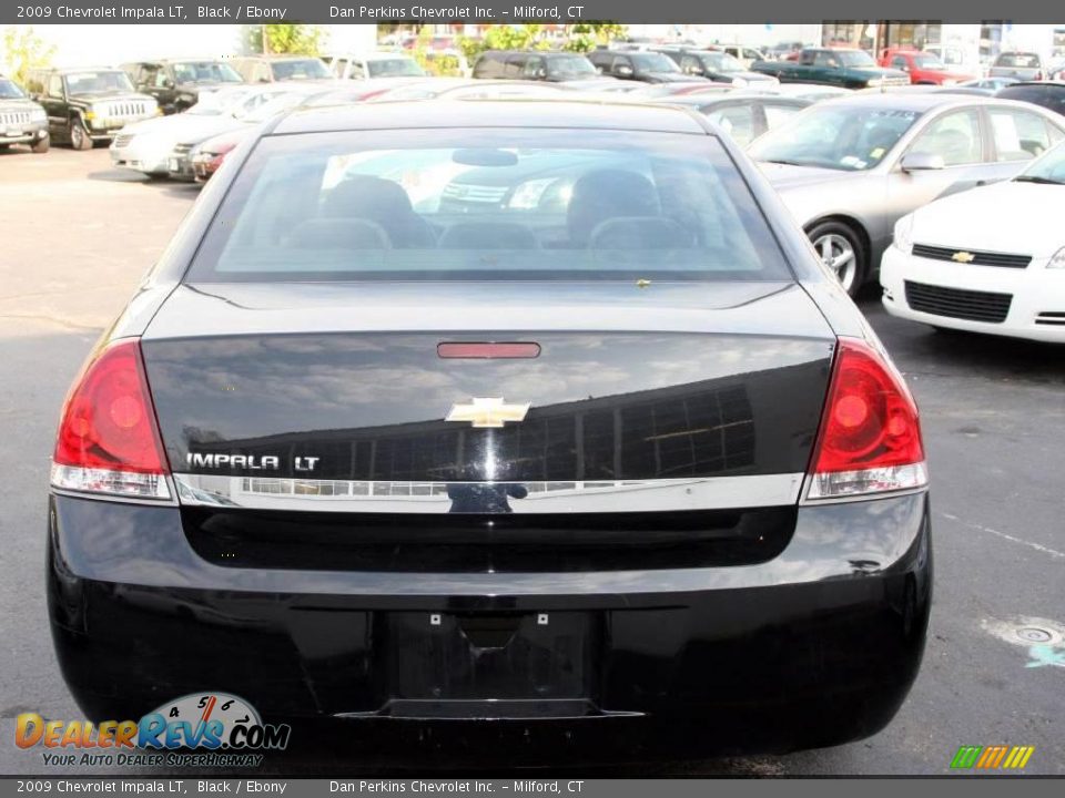 2009 Chevrolet Impala LT Black / Ebony Photo #6