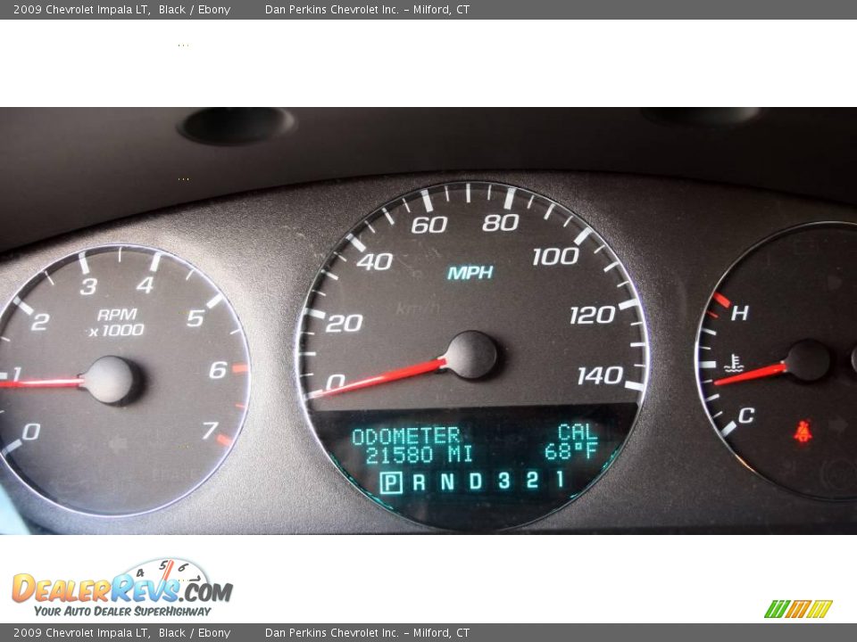 2009 Chevrolet Impala LT Black / Ebony Photo #11