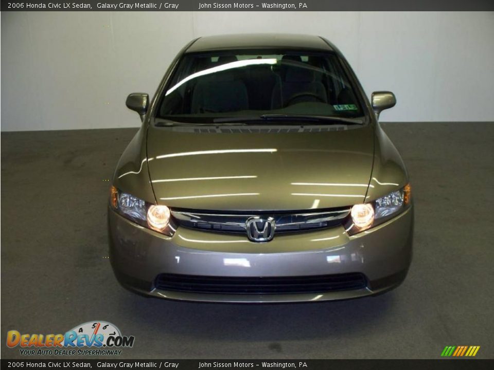 2006 Honda Civic LX Sedan Galaxy Gray Metallic / Gray Photo #2