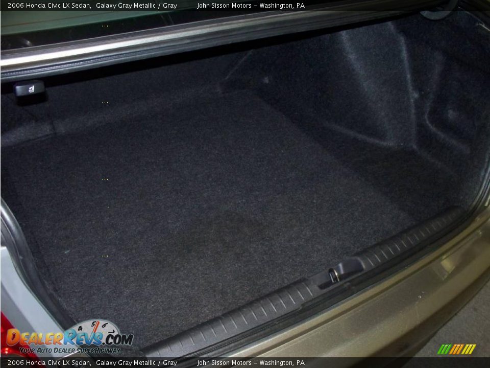 2006 Honda Civic LX Sedan Galaxy Gray Metallic / Gray Photo #15