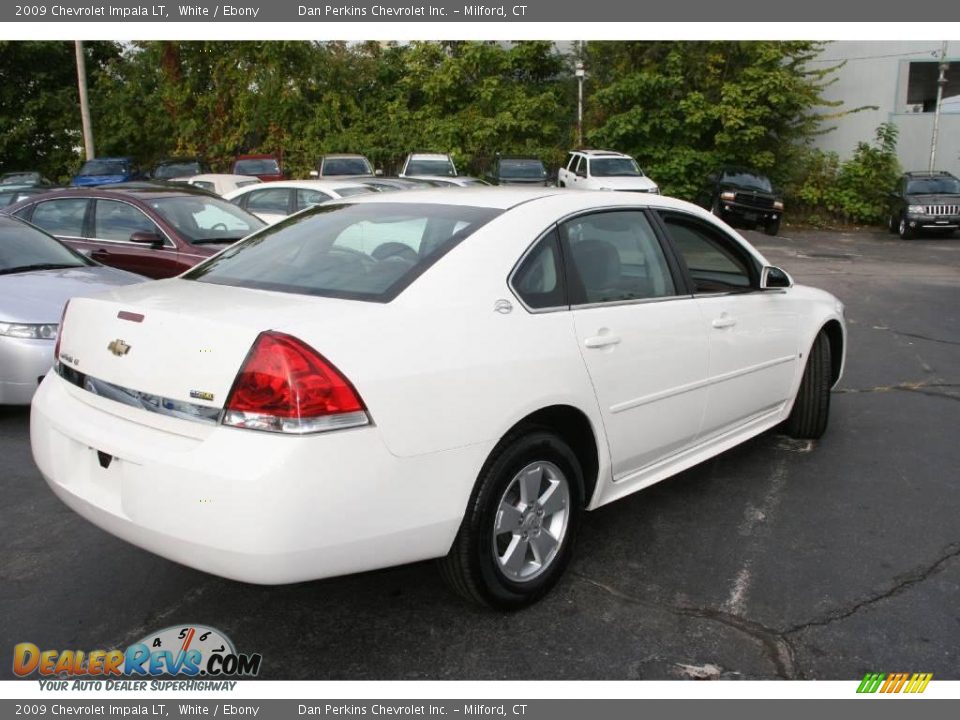 2009 Chevrolet Impala LT White / Ebony Photo #5