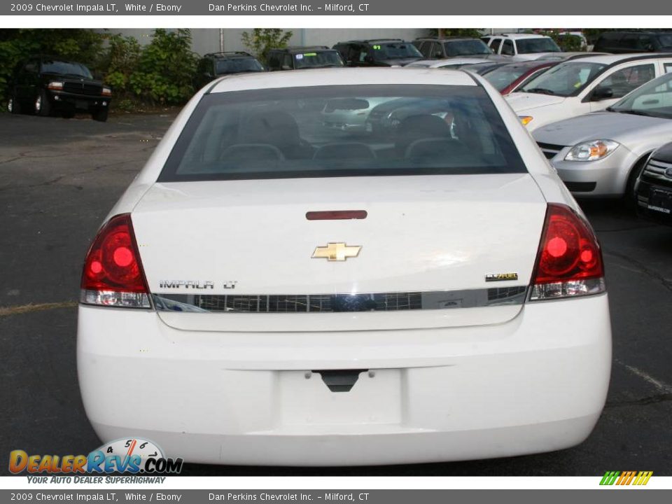 2009 Chevrolet Impala LT White / Ebony Photo #6