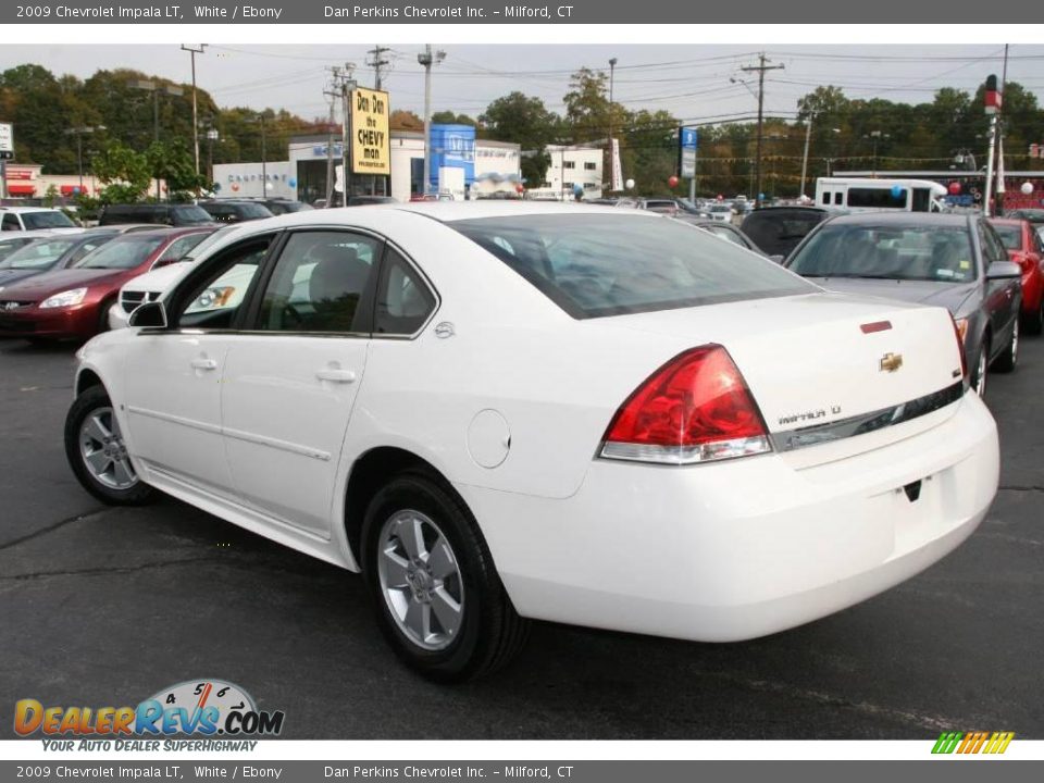 2009 Chevrolet Impala LT White / Ebony Photo #7