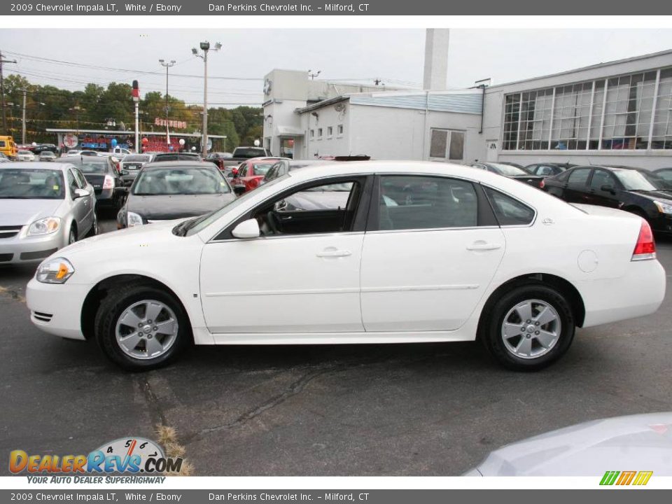 2009 Chevrolet Impala LT White / Ebony Photo #8