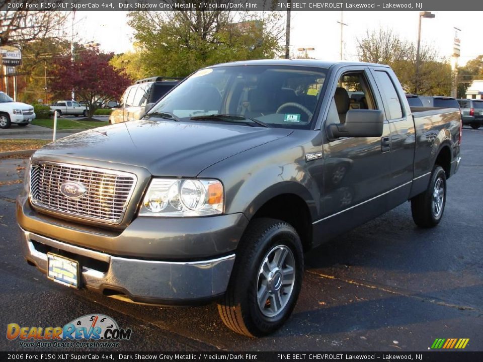 2006 Ford F150 XLT SuperCab 4x4 Dark Shadow Grey Metallic / Medium/Dark Flint Photo #1