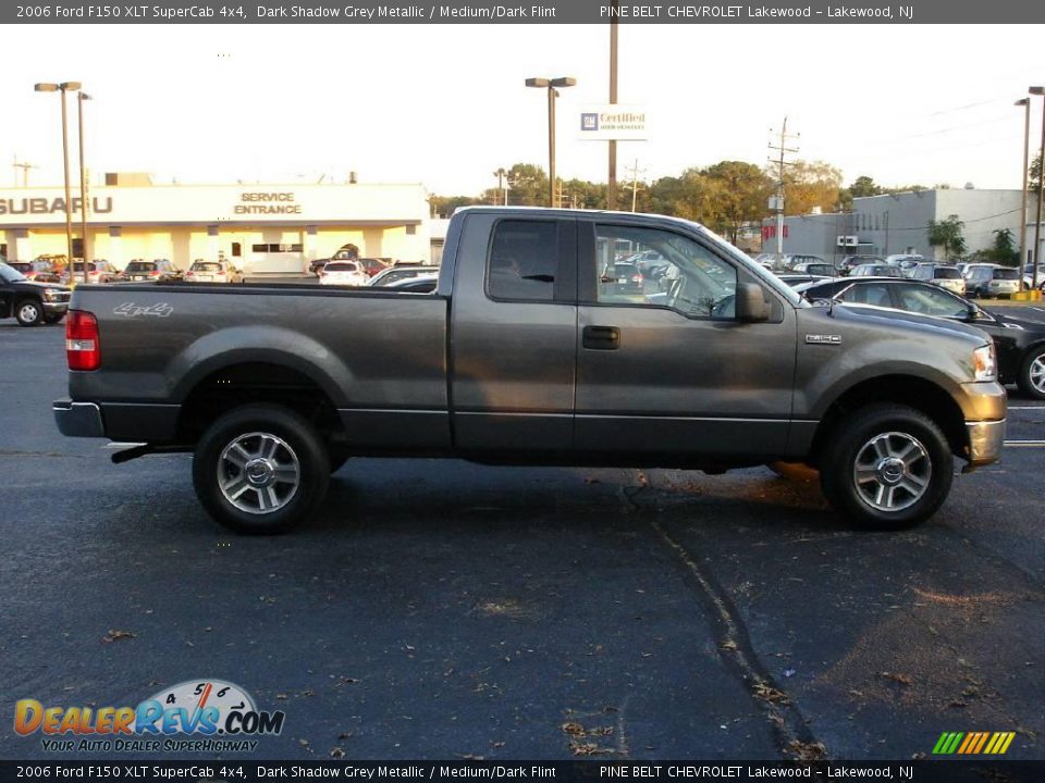 2006 Ford F150 XLT SuperCab 4x4 Dark Shadow Grey Metallic / Medium/Dark Flint Photo #3