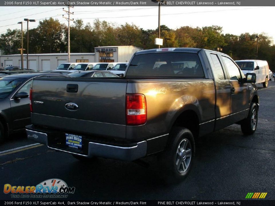 2006 Ford F150 XLT SuperCab 4x4 Dark Shadow Grey Metallic / Medium/Dark Flint Photo #4