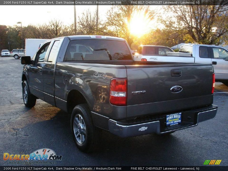 2006 Ford F150 XLT SuperCab 4x4 Dark Shadow Grey Metallic / Medium/Dark Flint Photo #5