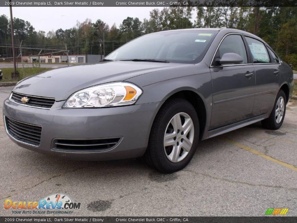 2009 Chevrolet Impala LS Dark Silver Metallic / Ebony Photo #2