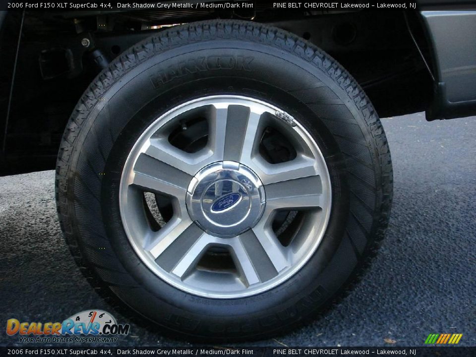 2006 Ford F150 XLT SuperCab 4x4 Dark Shadow Grey Metallic / Medium/Dark Flint Photo #6