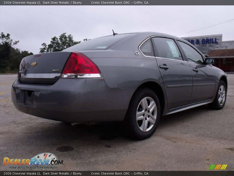 2009 Chevrolet Impala LS Dark Silver Metallic / Ebony Photo #6