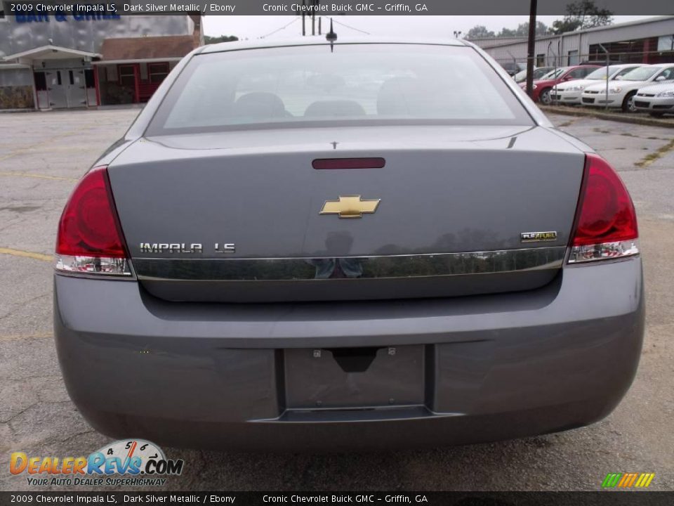 2009 Chevrolet Impala LS Dark Silver Metallic / Ebony Photo #7