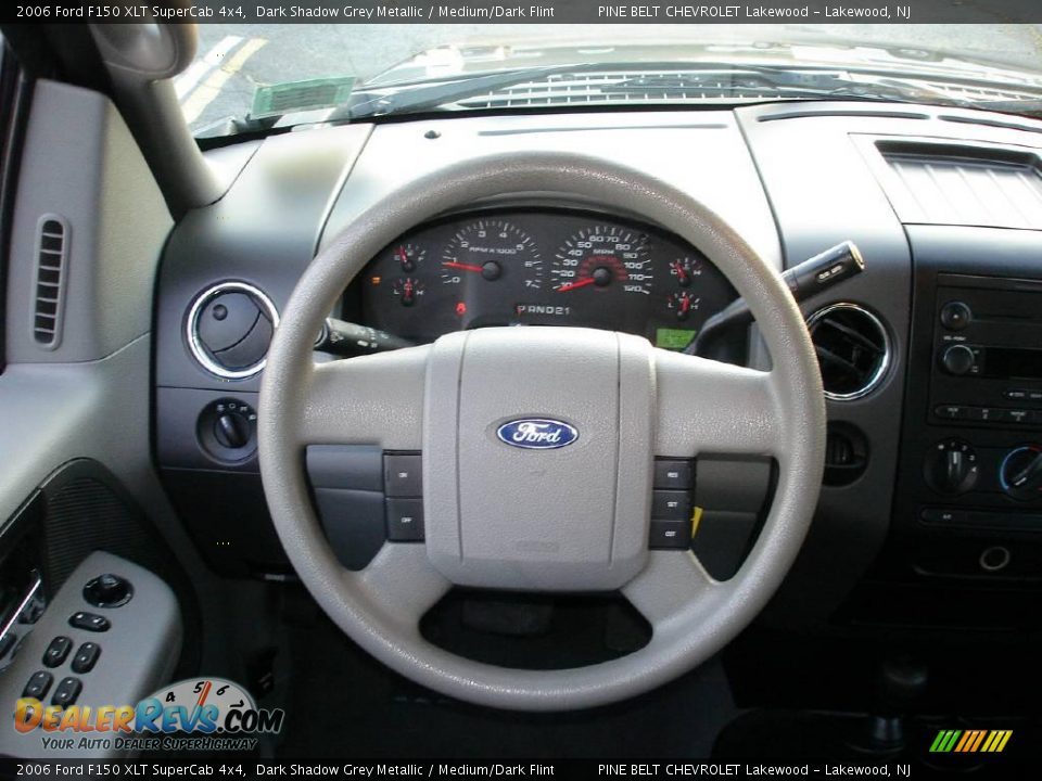 2006 Ford F150 XLT SuperCab 4x4 Dark Shadow Grey Metallic / Medium/Dark Flint Photo #11