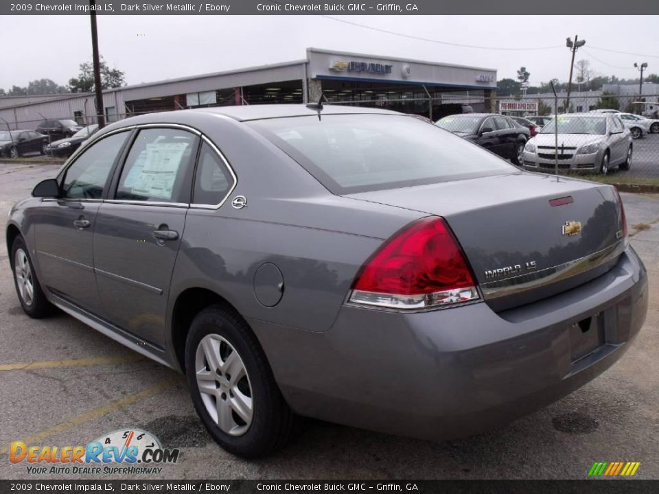 2009 Chevrolet Impala LS Dark Silver Metallic / Ebony Photo #8