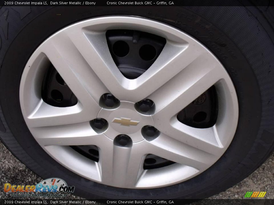 2009 Chevrolet Impala LS Dark Silver Metallic / Ebony Photo #9