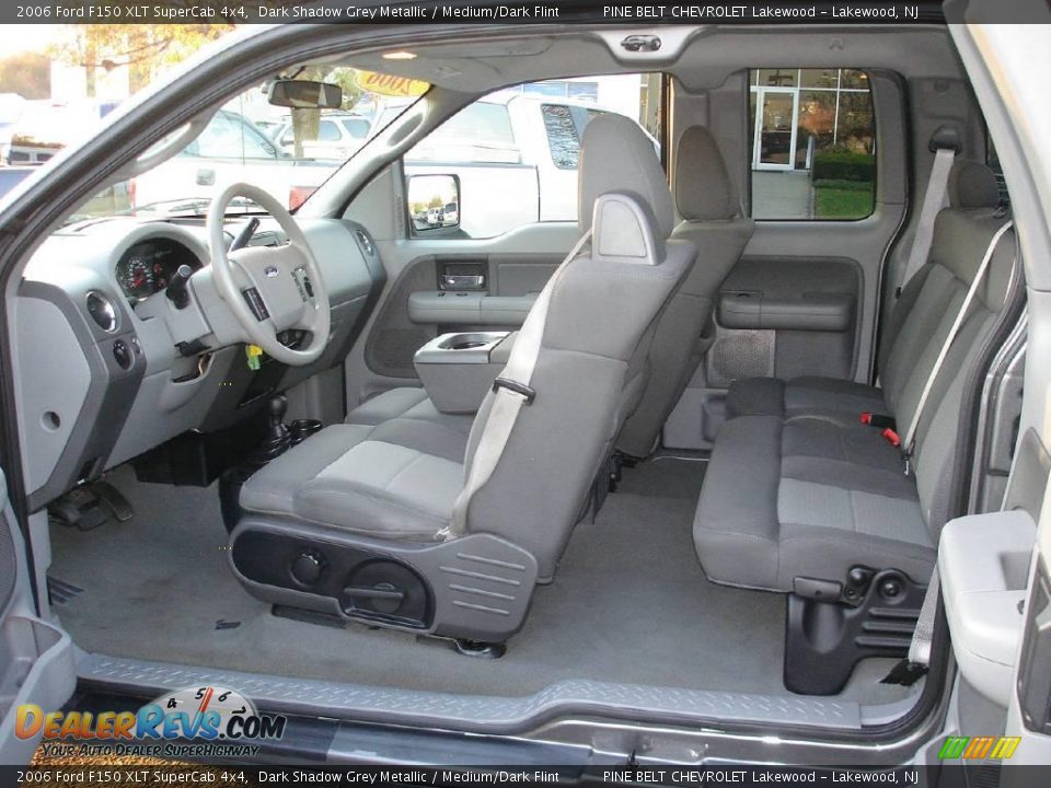 2006 Ford F150 XLT SuperCab 4x4 Dark Shadow Grey Metallic / Medium/Dark Flint Photo #13