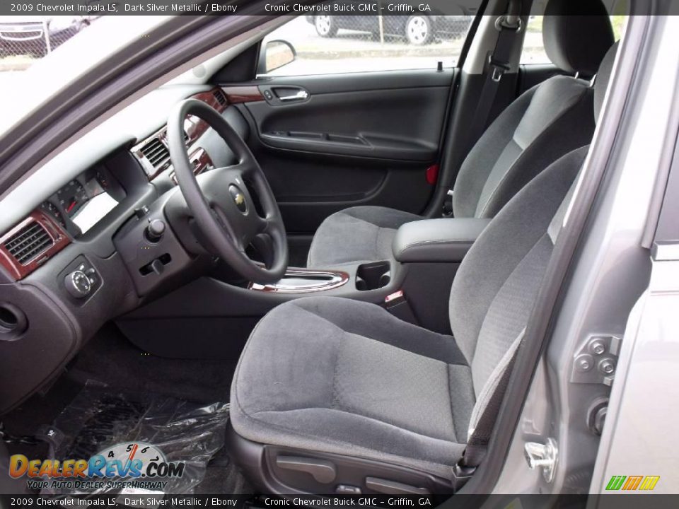 2009 Chevrolet Impala LS Dark Silver Metallic / Ebony Photo #11