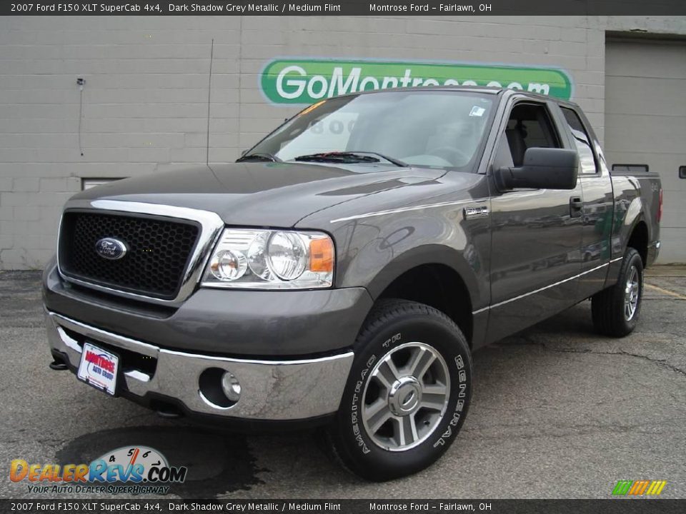 2007 Ford F150 XLT SuperCab 4x4 Dark Shadow Grey Metallic / Medium Flint Photo #1