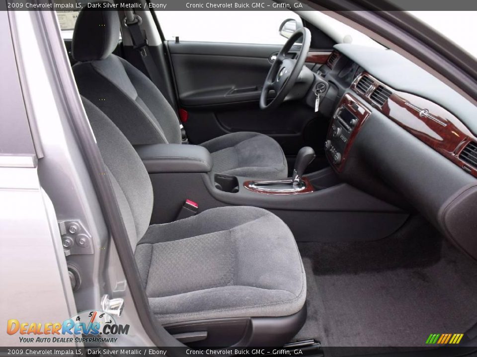 2009 Chevrolet Impala LS Dark Silver Metallic / Ebony Photo #14