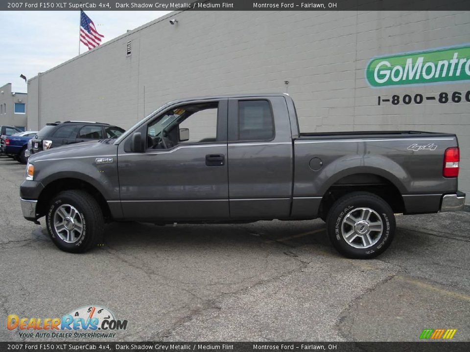 2007 Ford F150 XLT SuperCab 4x4 Dark Shadow Grey Metallic / Medium Flint Photo #2