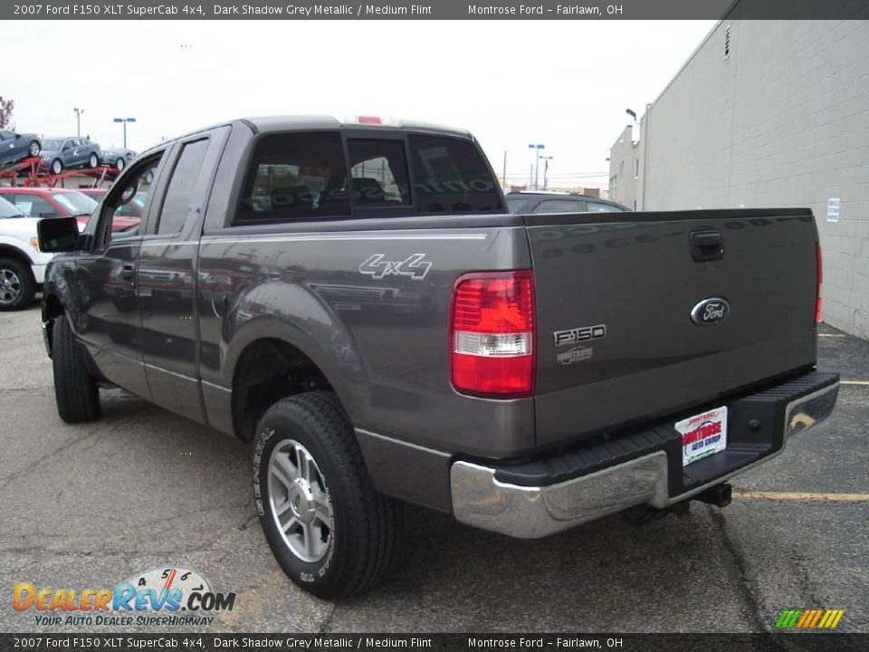 2007 Ford F150 XLT SuperCab 4x4 Dark Shadow Grey Metallic / Medium Flint Photo #3