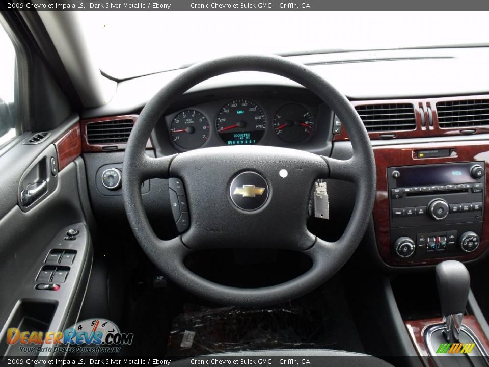 2009 Chevrolet Impala LS Dark Silver Metallic / Ebony Photo #16