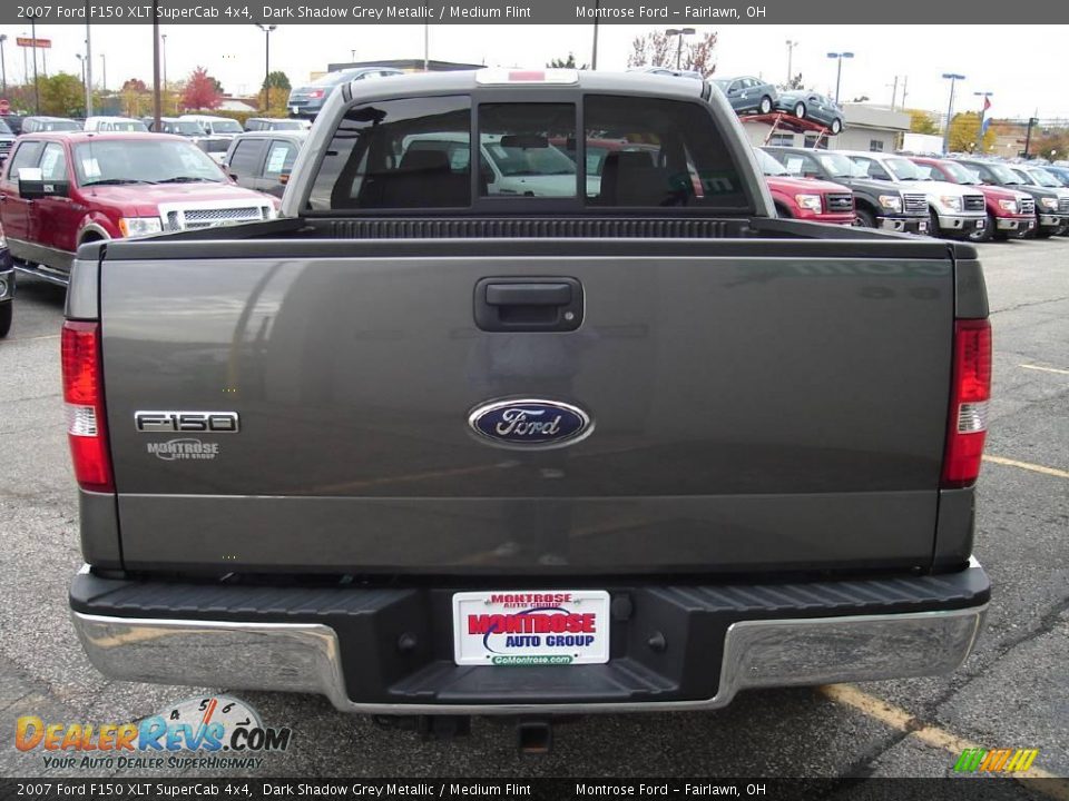 2007 Ford F150 XLT SuperCab 4x4 Dark Shadow Grey Metallic / Medium Flint Photo #4
